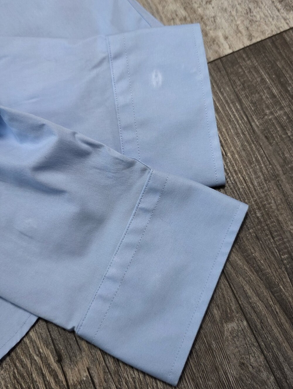 Lauren Ralph Lauren Womens Purepress Monogram Button-up Poplin Dress Shirt Sz XL - Picture 7 of 8